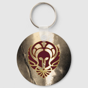 Llavero Fantasy Spartan Warrior Greek Metal Keychain