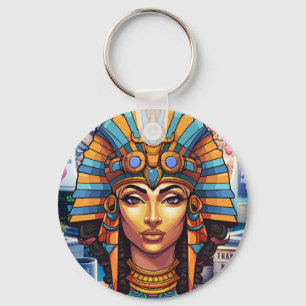 Llavero Faraón Rey y Reina del Antiguo Egipto