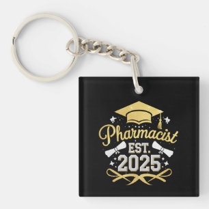 Llavero Farmacéutico Est 2025 Graduación de Farmacia