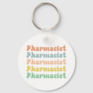 Llavero Farmacia Retro Groovy