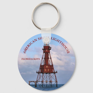 Llavero Faro Americano De Aguas, Anillo De Llave Redonda D