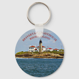 Llavero Faro Beavertail, Keychain de Rhode Island