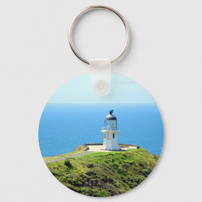 Llavero Faro Cape Reinga, Nueva Zelanda (Anverso)