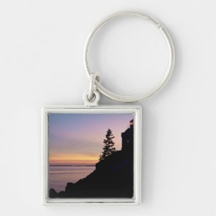 Llavero Faro de Bass Harbor en la isla Mt. Desert,
