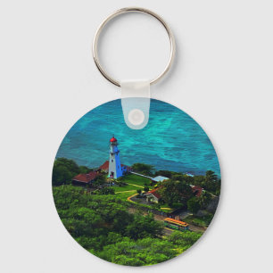 Llavero Faro de cabeza de diamante #1 Keychain