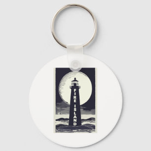 Llavero Faro de Fire Island Nueva York Luna
