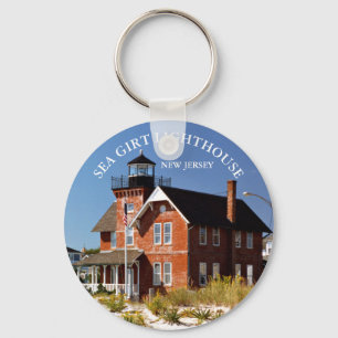 Llavero Faro de Giro Marítimo, Keychain Ronda de Nueva Jer