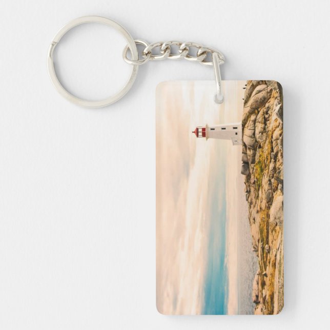 Llavero Faro de Nueva Escocia estilizado (Frente)