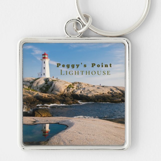 Llavero Faro de Peggys Point Atlantic Canadá (Frente)