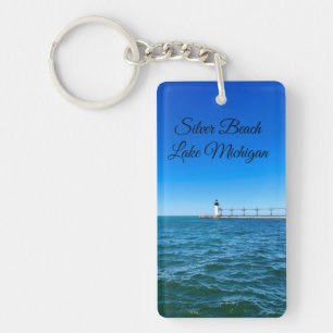 Llavero Faro de Silver Beach – Lago Michigan