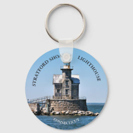Llavero Faro de tiro Stratford CT Round Keyring