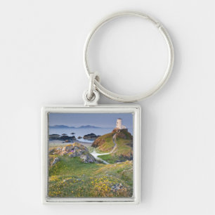 Llavero Faro del Mawr de Twr en la isla de Llanddwyn