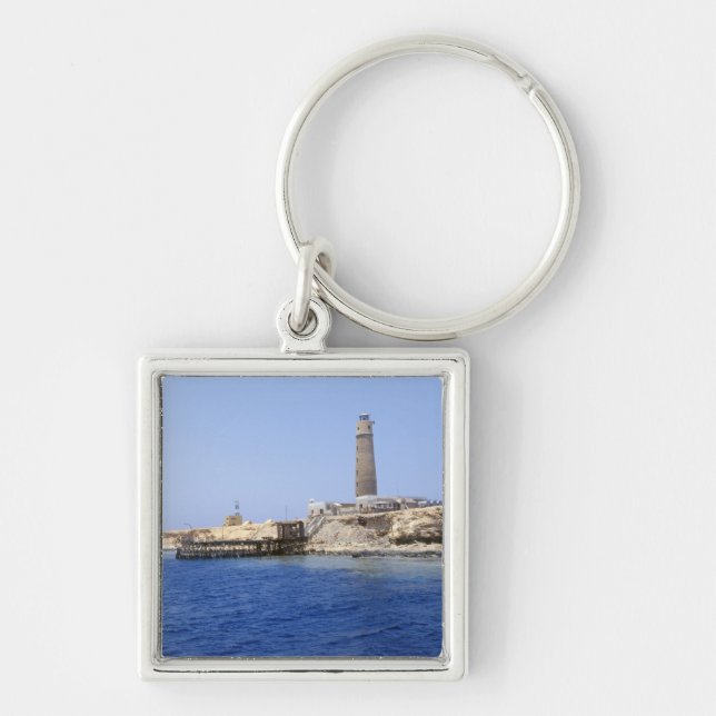 Llavero Faro en las Islas Hermanas, Mar Rojo, Egipto (Frente)