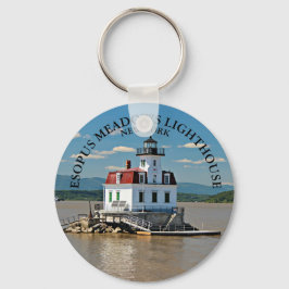 Llavero Faro Esopus Meadows, cadena Keychain de Nueva York