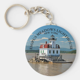 Llavero Faro Esopus Meadows, cadena Keychain de Nueva York