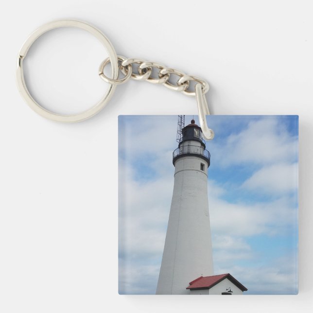 Llavero Faro Fort Gratiot en Michigan (Frente)