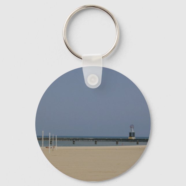 Llavero Faro Lake Michigan Shores Beacon Light (Anverso)