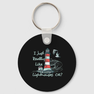 Llavero Faro Me gustan mucho los faros junto al mar