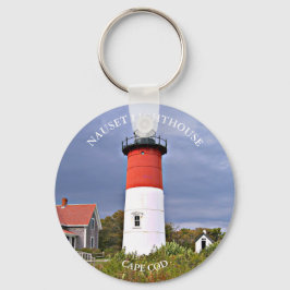 Llavero Faro Nauset, anillo de claves de Cape Cod Massachu