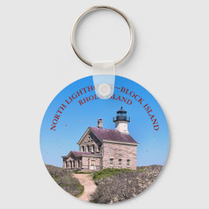 Llavero Faro Norte, Keychain de Block Island RI