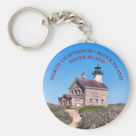 Llavero Faro Norte, Keychain de Block Island RI
