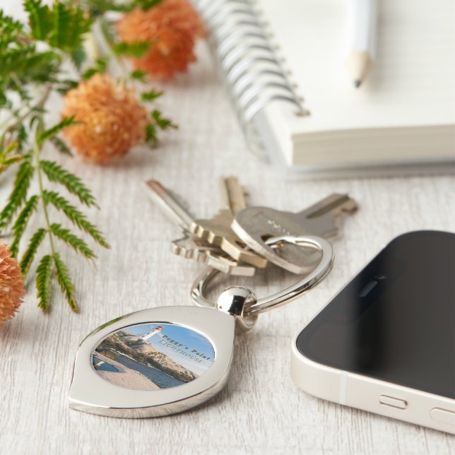 Llavero Faro Peggys Point Atlantic Canadá (Lateral)