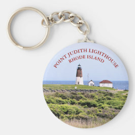 Llavero Faro Point Judith, Keychain de Rhode Island