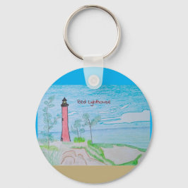 Llavero Faro Rojo