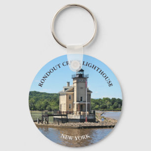 Llavero Faro Rondout Creek Lighthouse, cadena Keychain de