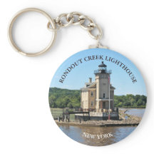 Faro Rondout Creek Lighthouse, cadena Keychain de