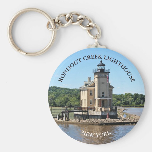 Llavero Faro Rondout Creek Lighthouse, cadena Keychain de  (Frente)