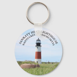 Llavero Faro Sankaty Head, Nantucket MAMÁES Keyring