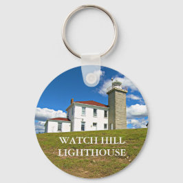 Llavero Faro Watch Hill, Keychain de Rhode Island