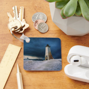 Llavero Faros   Faro Frankfort Lago Michigan