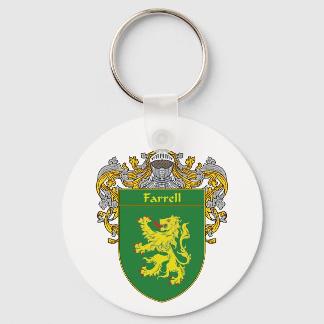 Llavero Farrell Coat of Arms (Mantled) (Anverso)