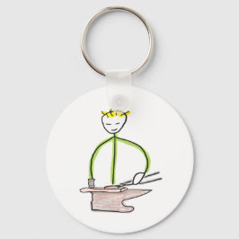Llavero Farrier Stickman