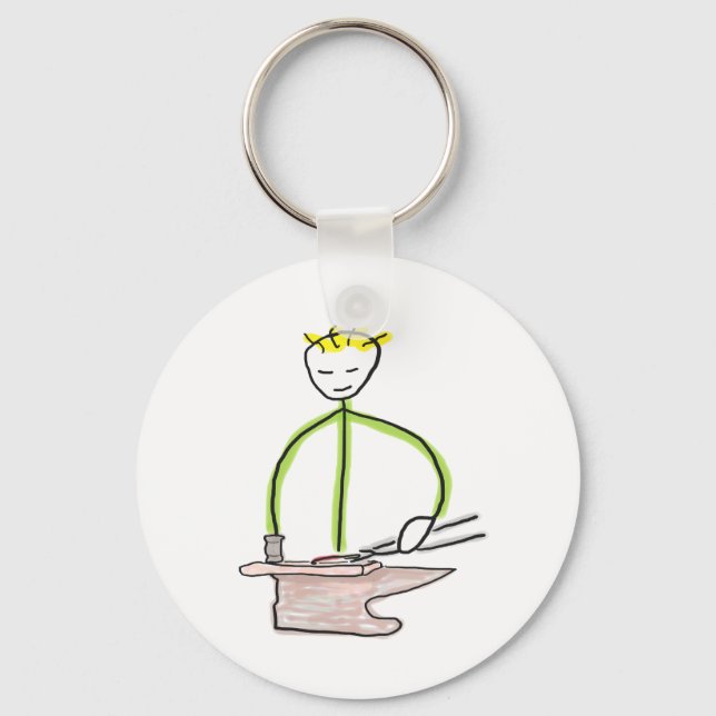 Llavero Farrier Stickman (Anverso)