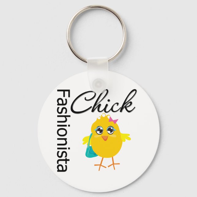 Llavero Fashionista Chick (Anverso)
