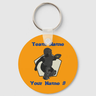 Llavero Fastpitch Softball Catcher Keychain