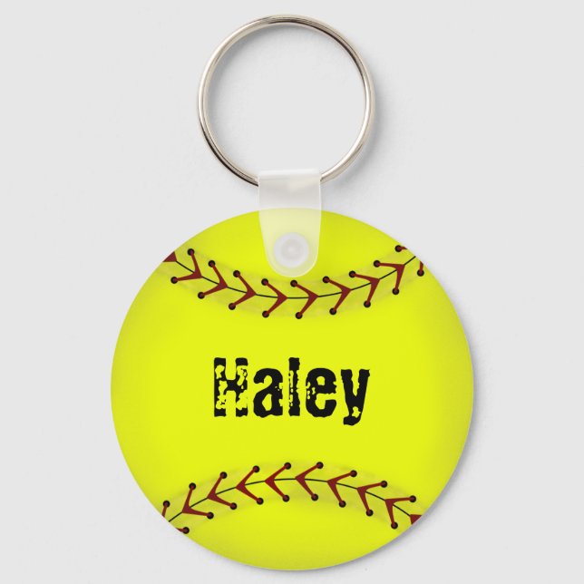 Llavero Fastpitch Softball Fashion Keychain (Anverso)