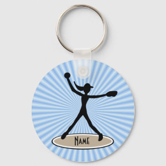 Llavero Fastpitch Softball Pitcher Keychain