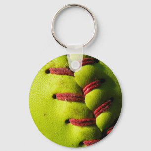 Llavero Fastpitch Softball Seam Keychain