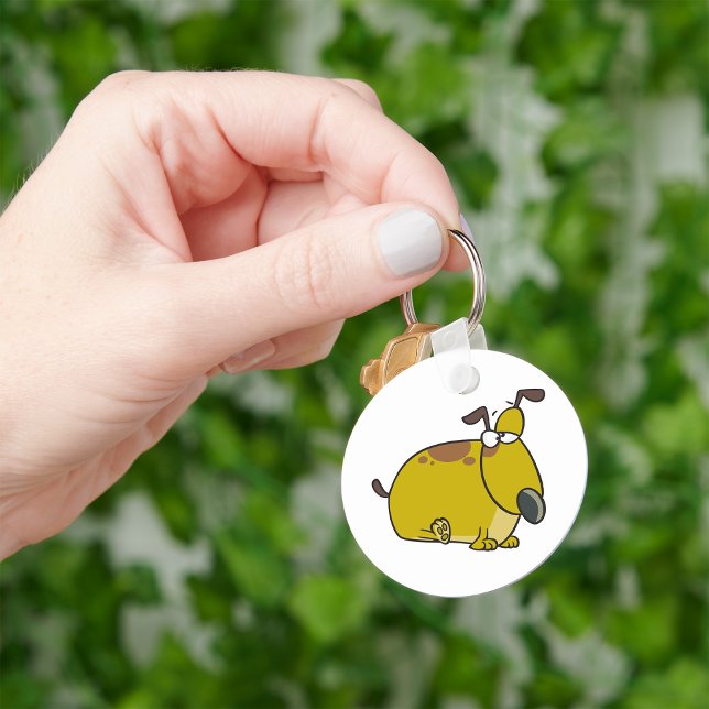 Llavero Fat Puppy Funny Perro Keychain (Subido por el creador)
