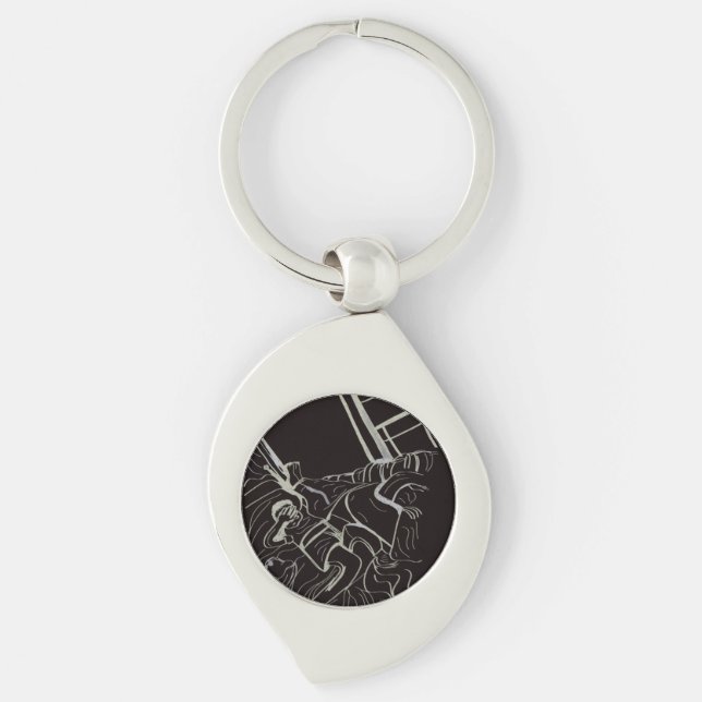 Llavero Father and Son Metal Keychain (Anverso)