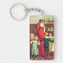 Llavero Father Christmas Blowing The Horn