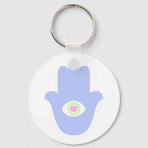 Llavero Fatima Eye Heart Hamsa