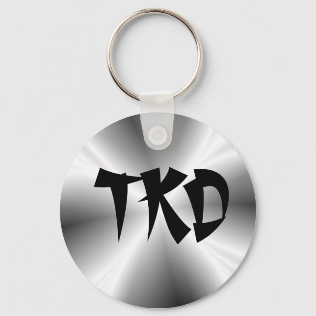 Llavero Faux Silver TKD Keychain (Anverso)