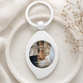 Llavero Favor de boda de foto personalizada para guardar l