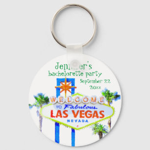 Llavero Favor de fiesta de Las Vegas Bachelorette