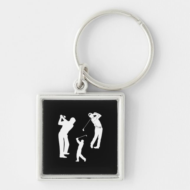 Llavero Favorable de golf (Frente)